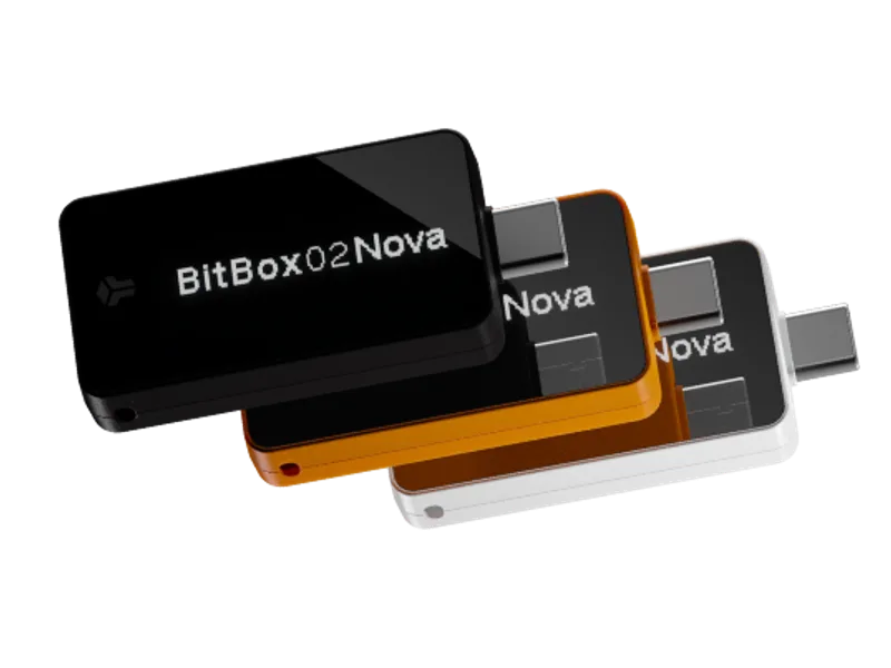 BitBox02 Nova in zwei Farben