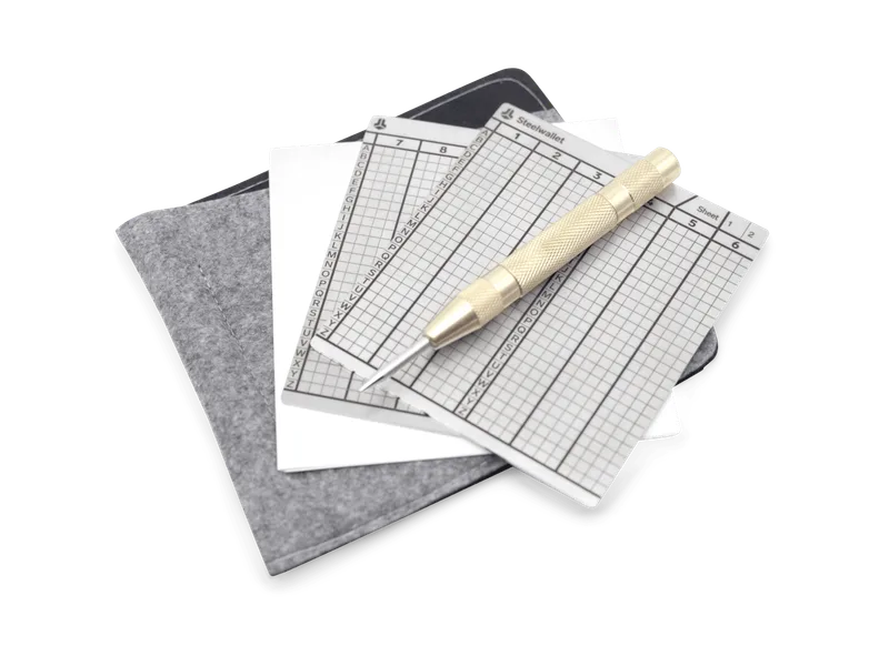 BitBox Steelwallet aus Edelstahl